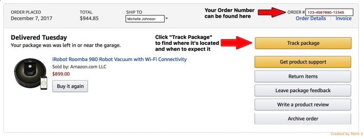 amazon prime - track my package