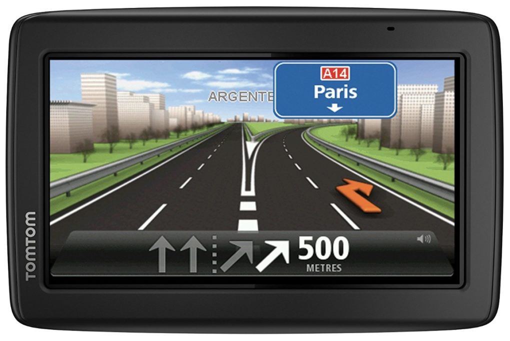 TomTom GPS Image of Paris Directions