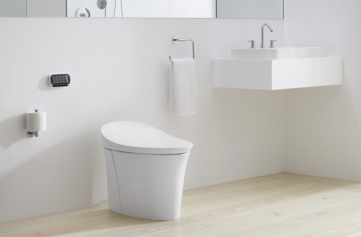 kohler skirted bidet toilet