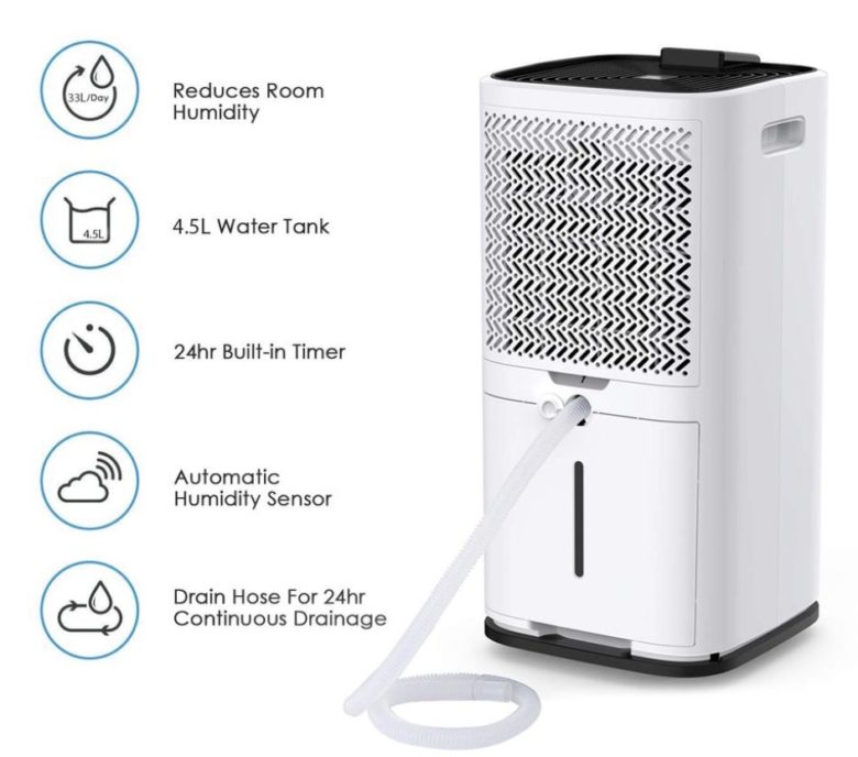 Colzer 70-Pints Dehumidifier for Home