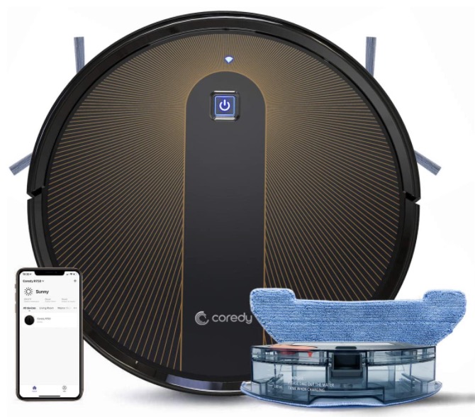 Best Robot Vacuum - Coredy R750 Vacuum and Mop Combo